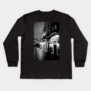 Viejo San Juan en la Noche Kids Long Sleeve T-Shirt